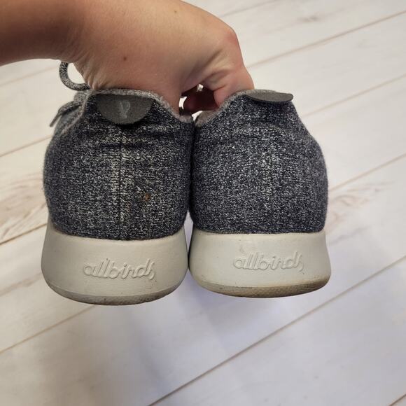 Allbirds wool runners sneakers shoes charcoal gray - Picture 4 of 7